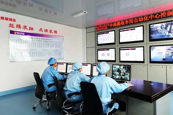 J9集团中药提取车间全自动控制生产线